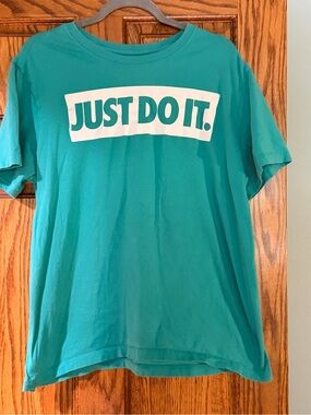 Nike Teal Green Short-Sleeve Logo Tee